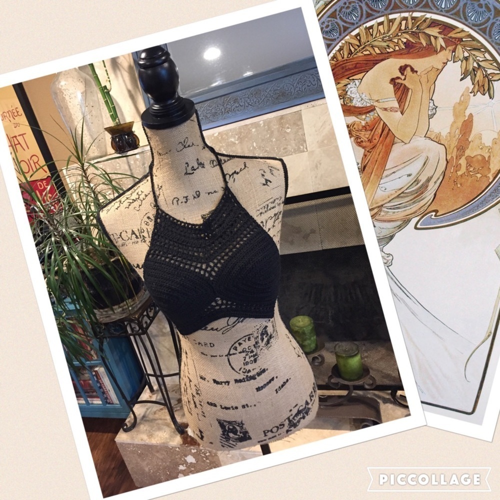 Bohemian halter/ swim top